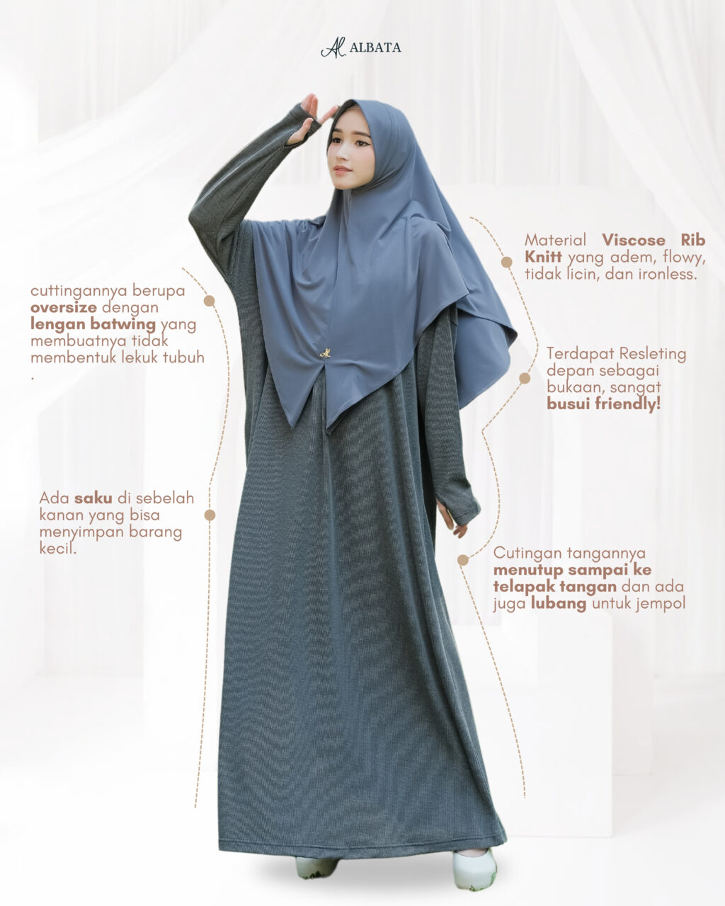 Rhea Abaya - Gambar 2