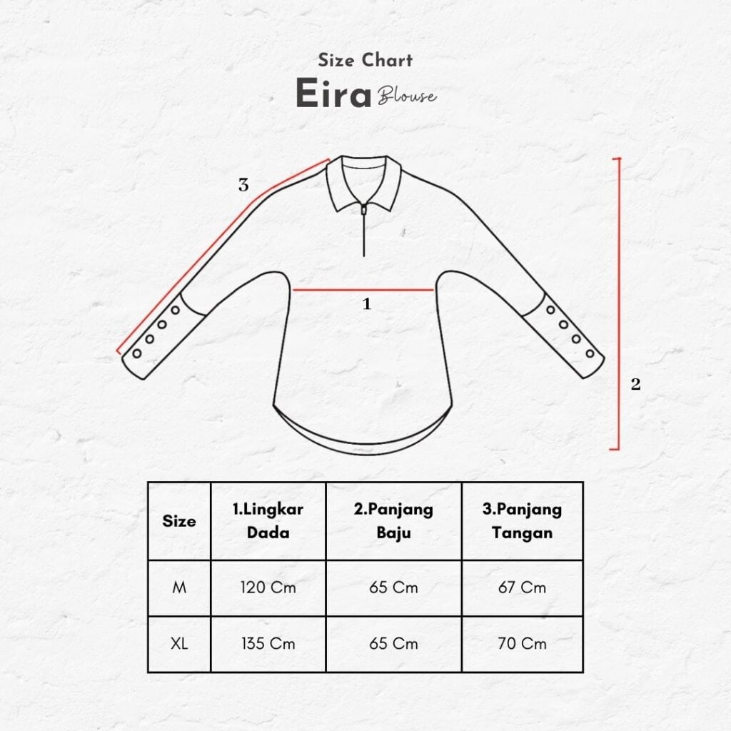 Eira Blouse Stripe - Gambar 2