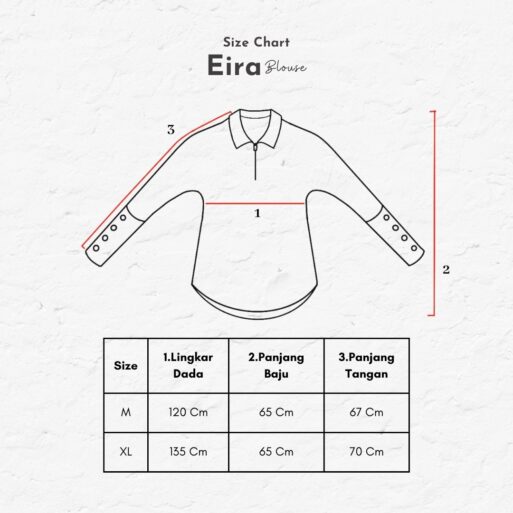 Eira Blouse Stripe - Gambar 2