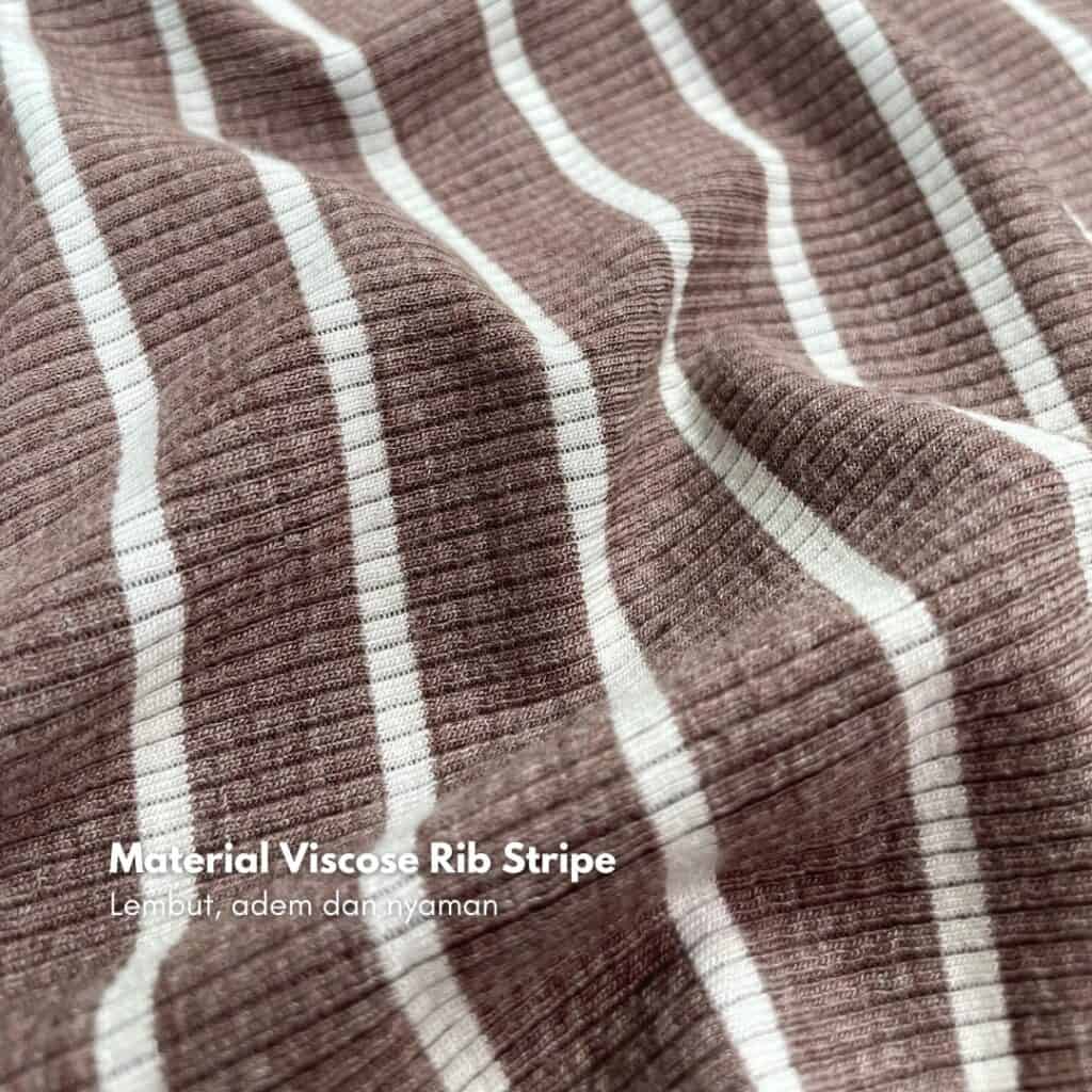 Eira Blouse Stripe - Gambar 8