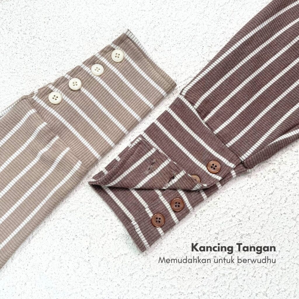 Eira Blouse Stripe - Gambar 4