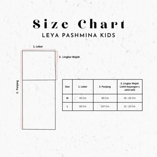 Leya Pashmina Kids - Gambar 3