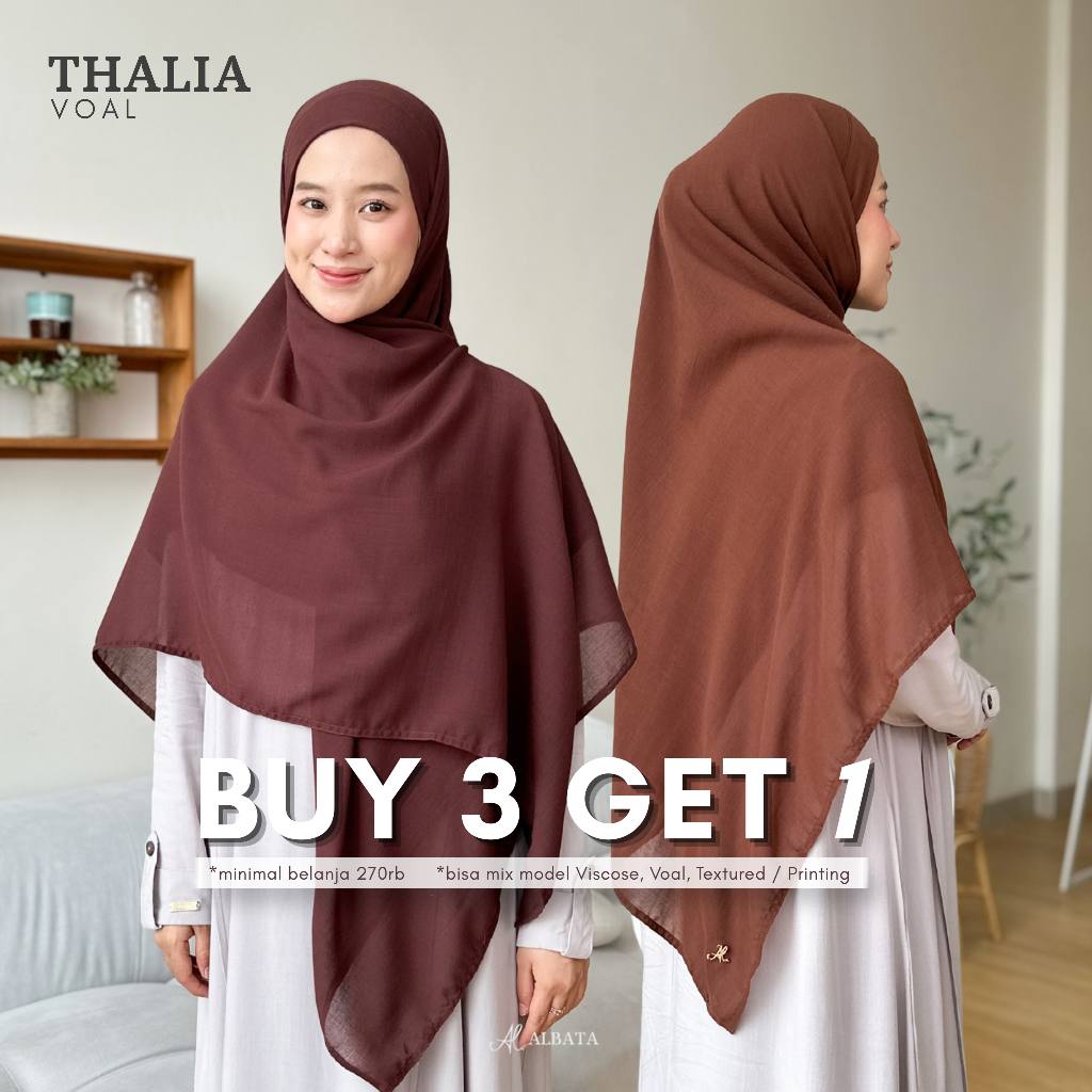 Thalia French Square Voal